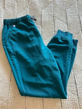 Teal Blue Figs Zamora Joggers L
